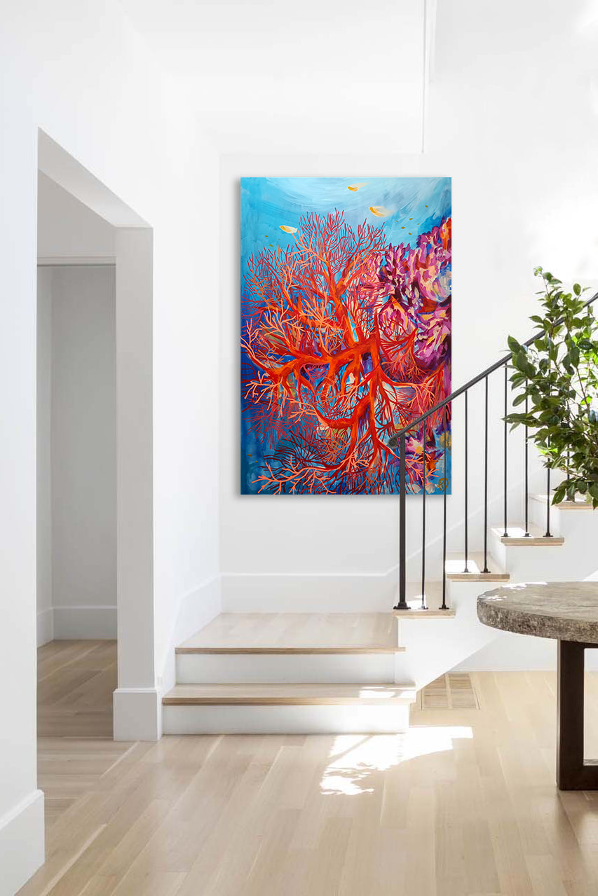 'Underwater tree of life' original painting