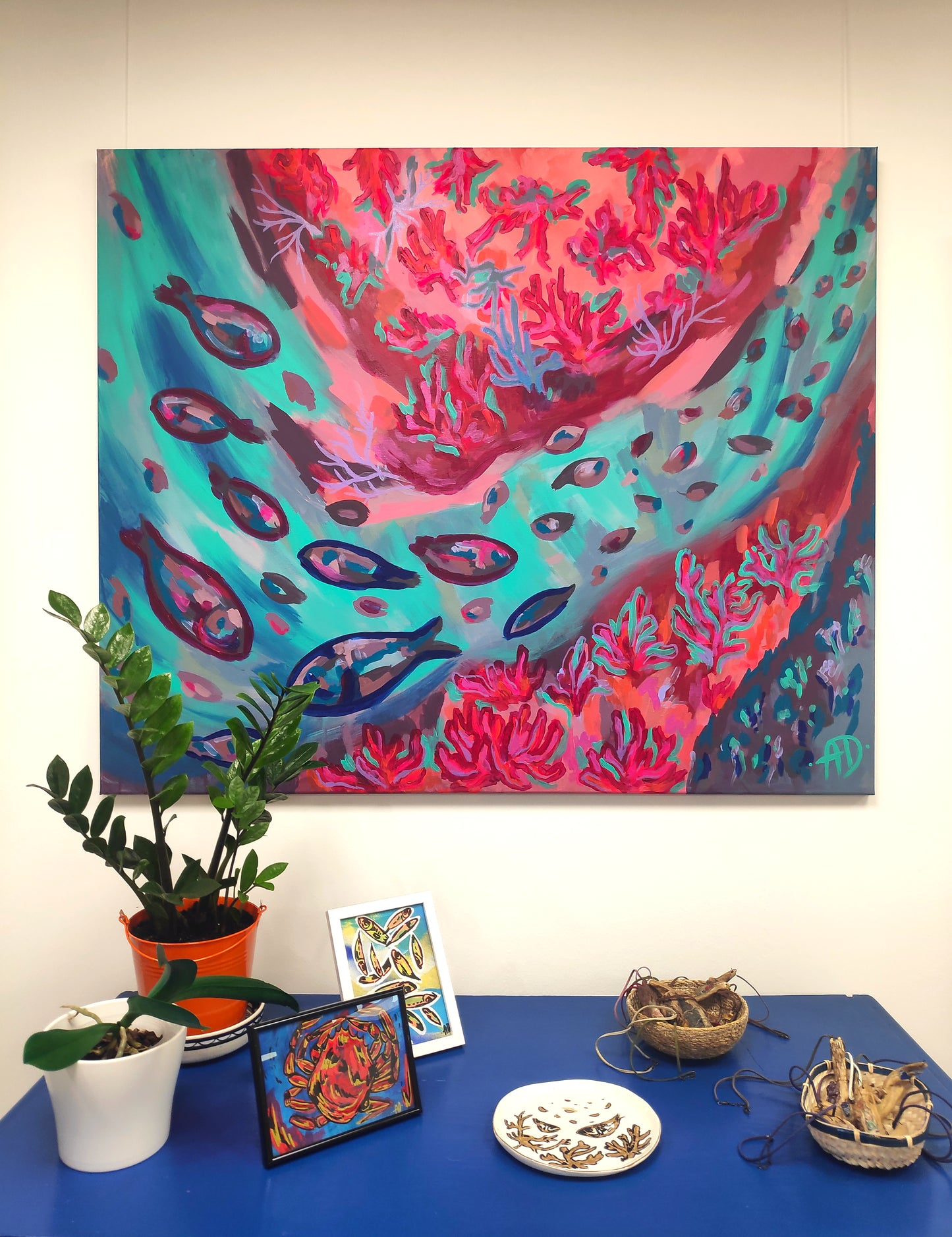 'Coral reef II' original painting