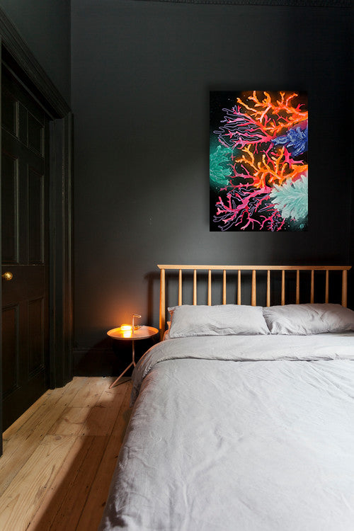 'Electric corals I' original painting