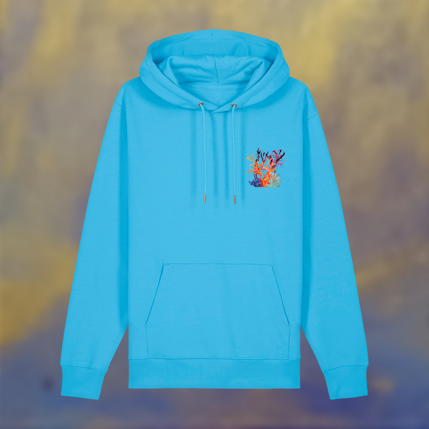 Hoodie - Electric corals