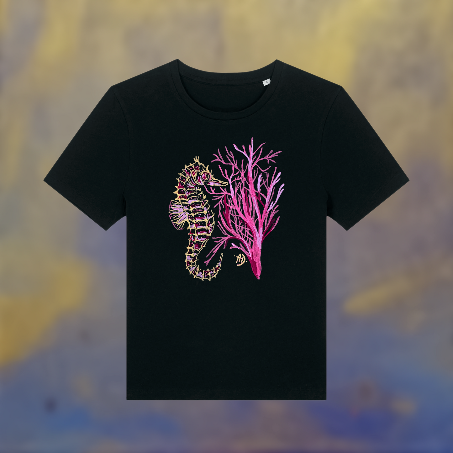 T-shirt - Seahorse pink