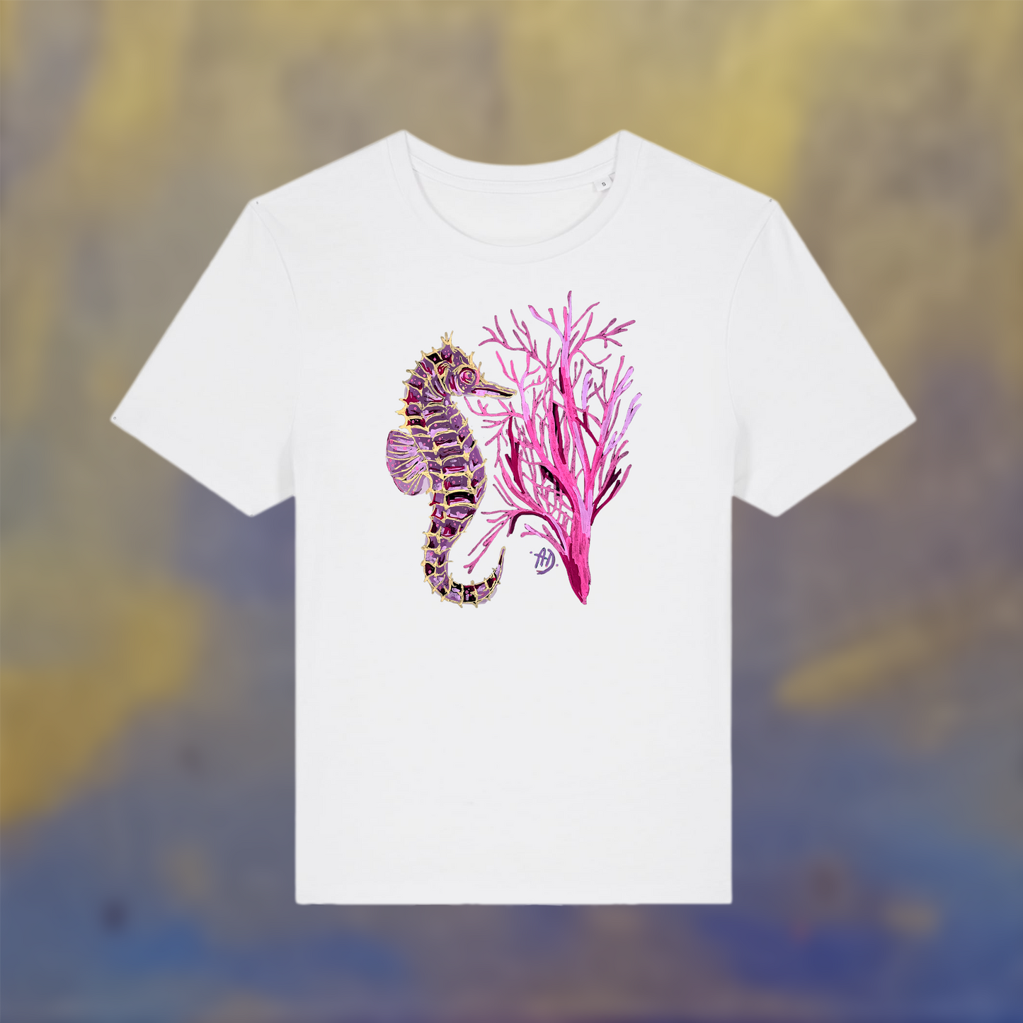 T-shirt - Seahorse pink