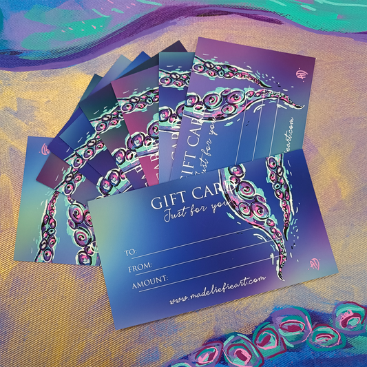 Madeliefie art gift card