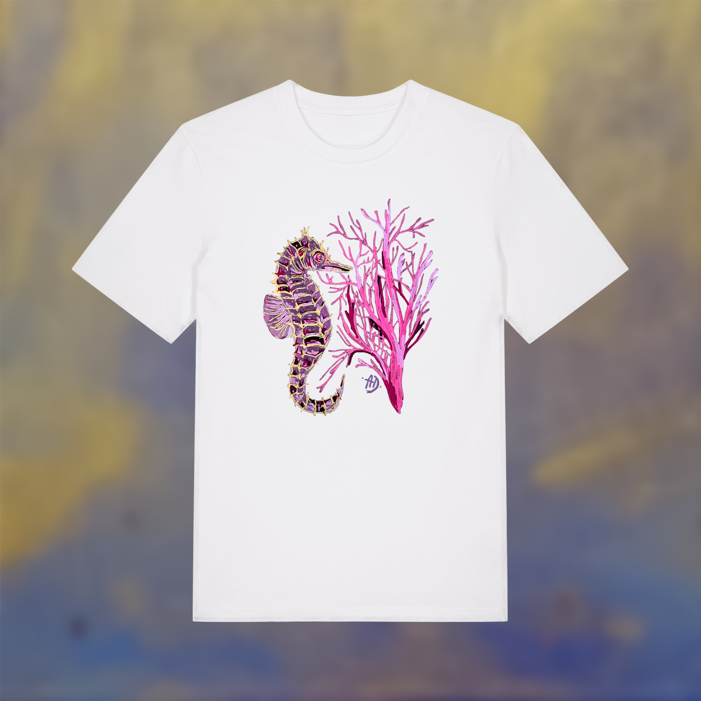 T-shirt - Seahorse pink