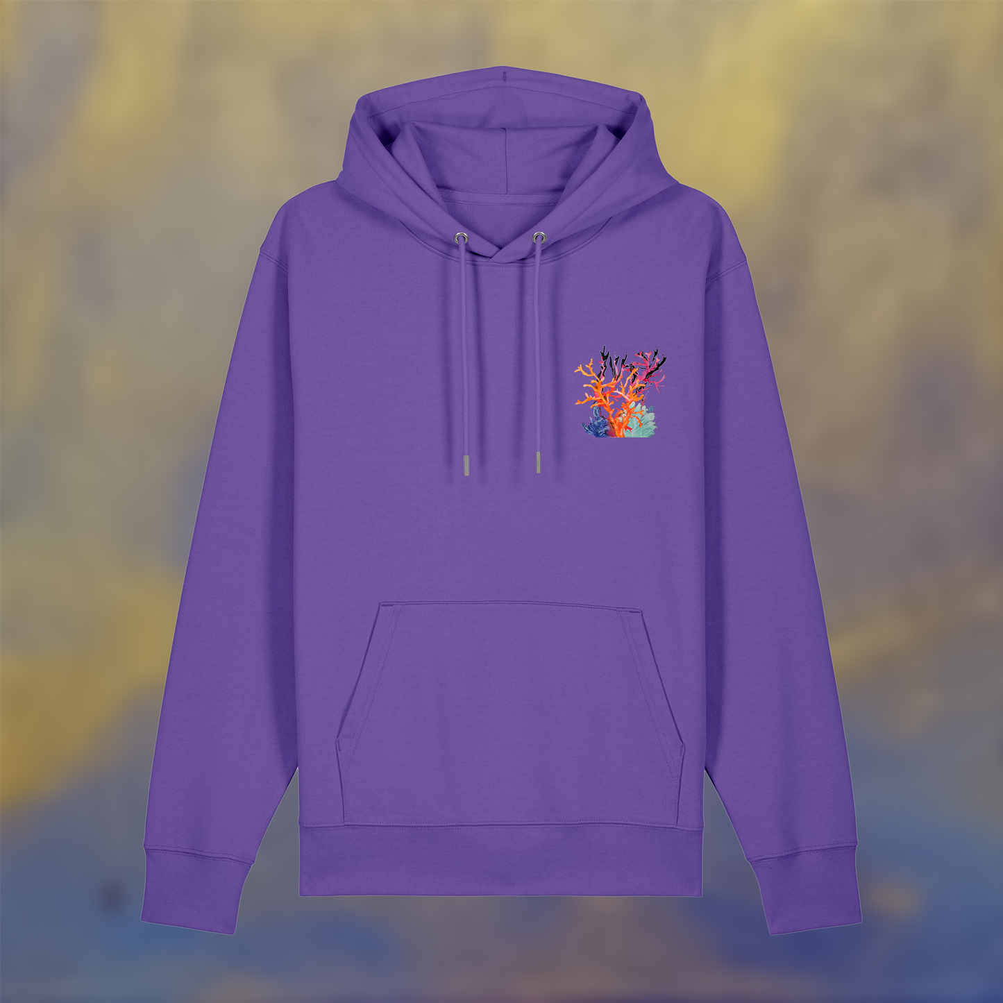 Hoodie - Electric corals