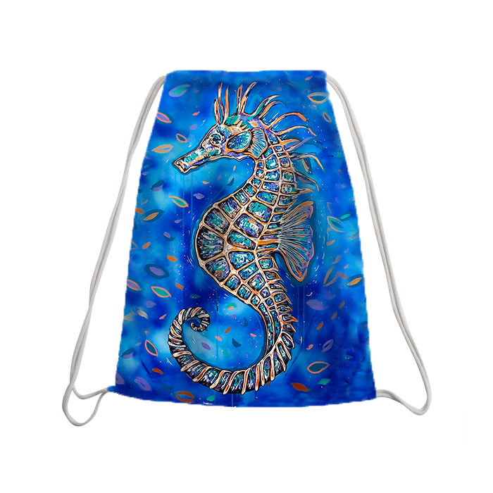 Drawstring backpack - Seahorse