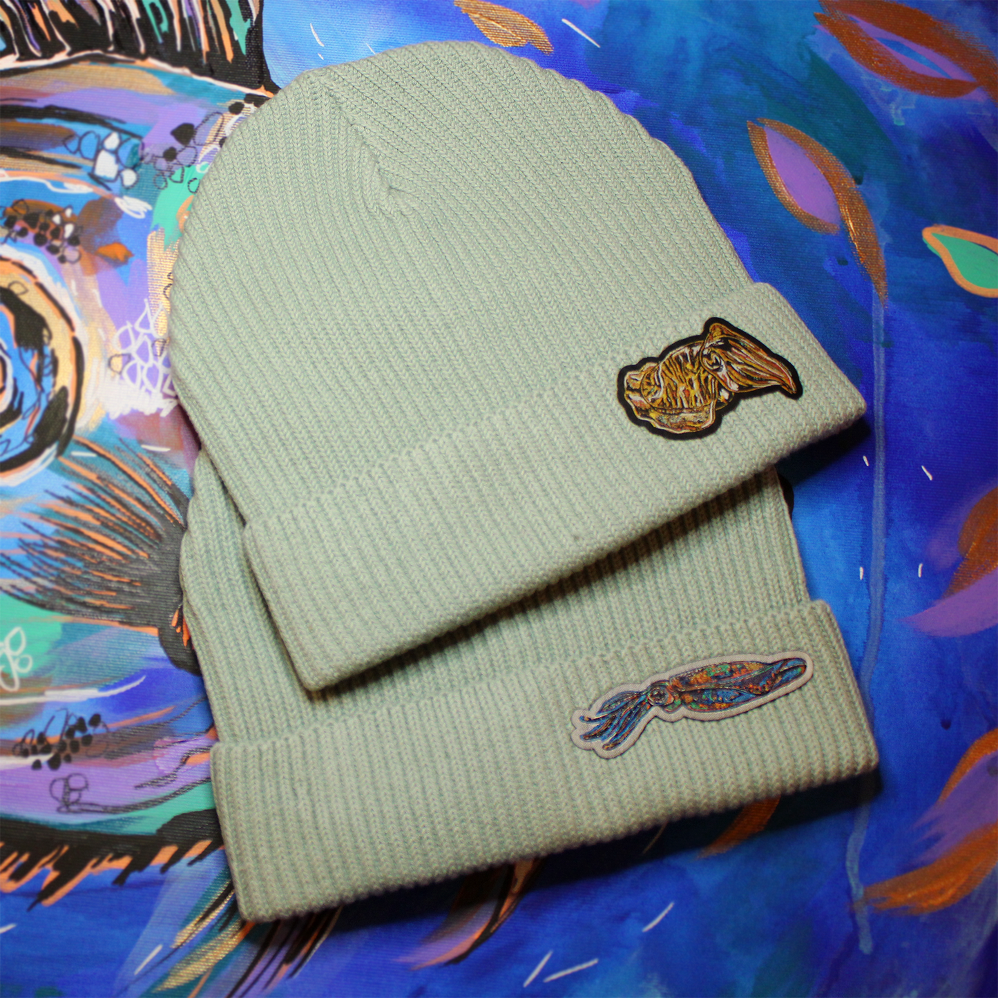 Fisherman beanie - sage