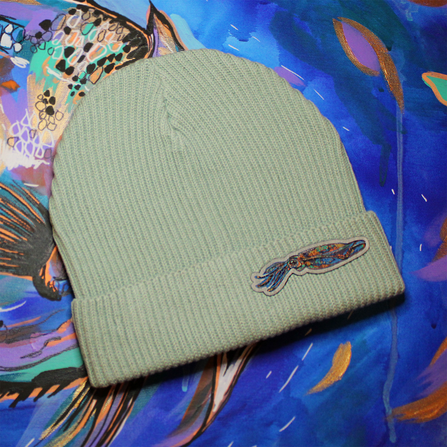 Fisherman beanie - sage