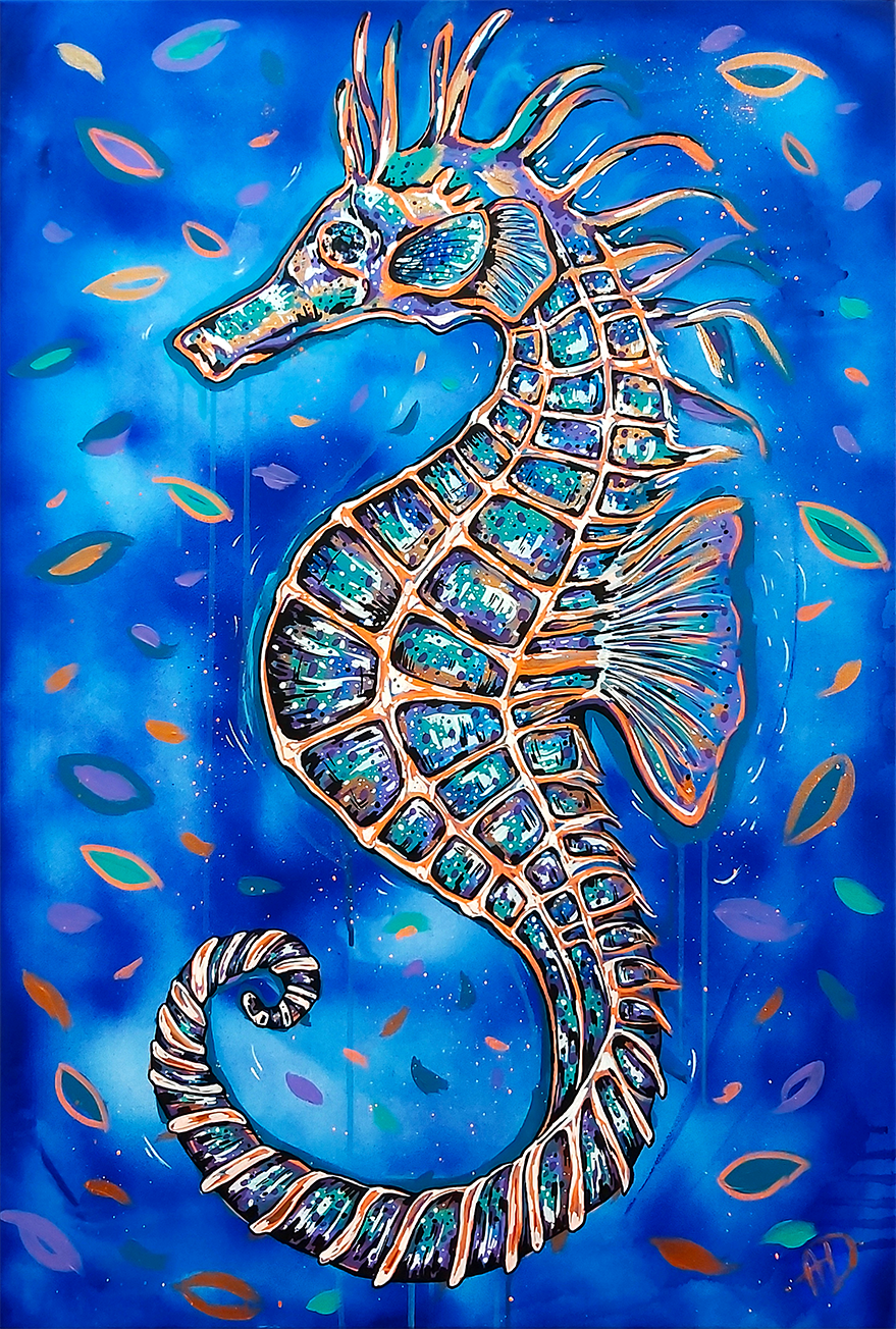 Baby body, sea foam - Sea horse