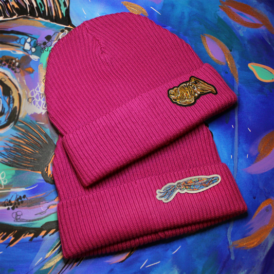 Fisherman beanie - fuchsia