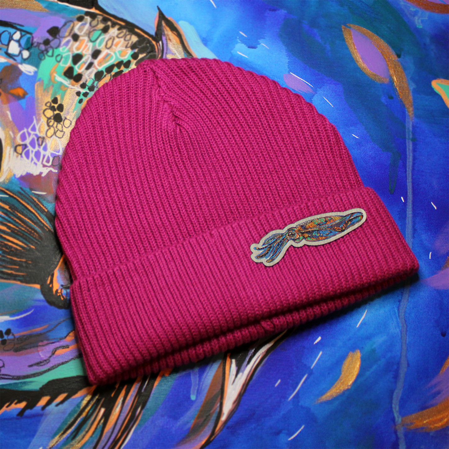 Fisherman beanie - fuchsia