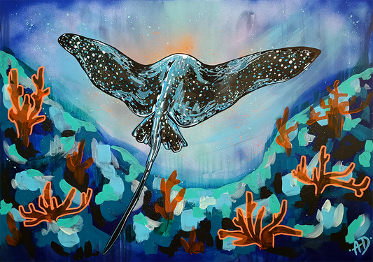 Art print - Eagle ray