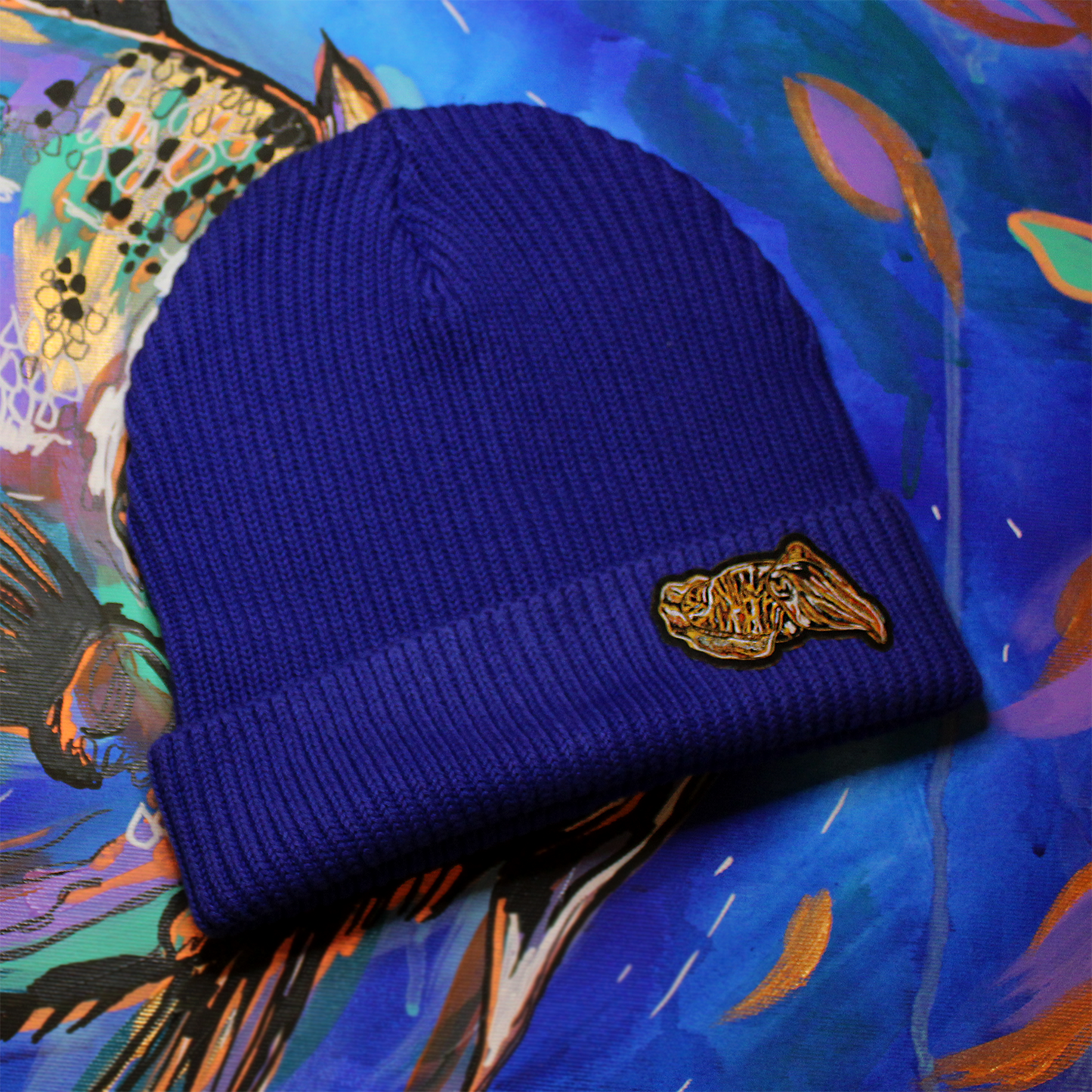 Fisherman beanie - indigo