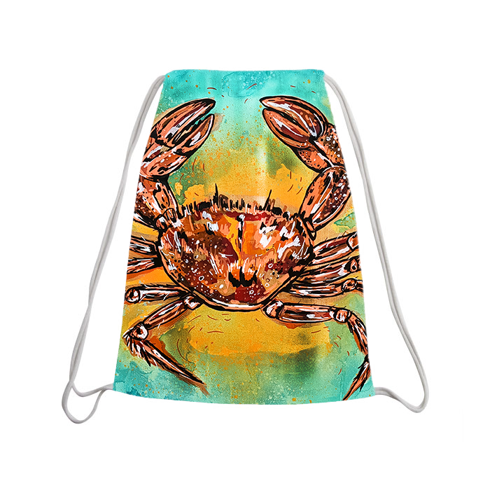 Drawstring backpack - Crab